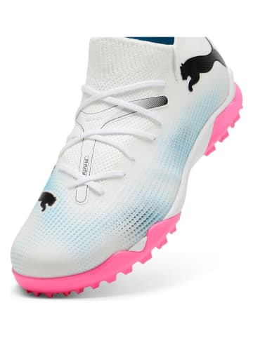 Puma Korki "Future 7 Match" w kolorze biało-różowym