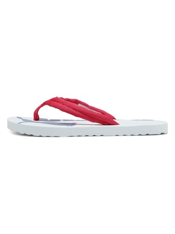 Puma Teenslippers "Epic Flip v2" wit/roze