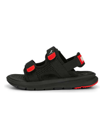 Puma Sandalen "Evolve" in Schwarz/ Rot