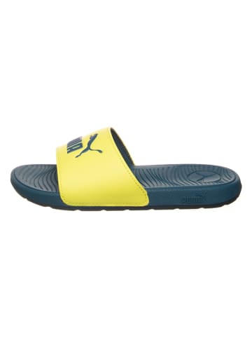 Puma Zwemschoenen petrol/geel