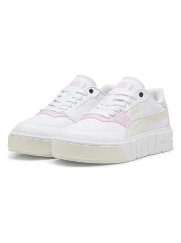 Puma Sneakersy "Cali Court Match Point Jr" w kolorze biało-jasnoróżowym