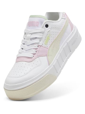 Puma Sneakersy "Cali Court Match Point Jr" w kolorze biało-jasnoróżowym