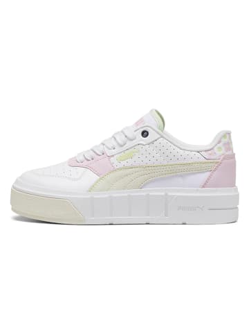 Puma Sneakersy "Cali Court Match Point Jr" w kolorze biało-jasnoróżowym