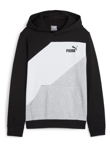 Puma Bluza "Power" w kolorze czarno-biało-szarym