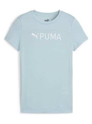 Puma Koszulka "Fit" w kolorze błękitnym