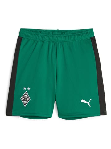 Puma Trainingsshorts "BMG" in Grün/ Schwarz/ Weiß