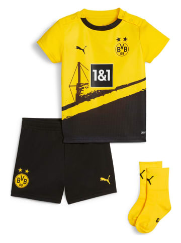 Puma Strój sportowy "BVB Home" w kolorze czarno-żółtym