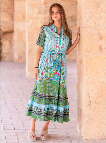 Isla Bonita by SIGRIS Jurk groen/lichtblauw