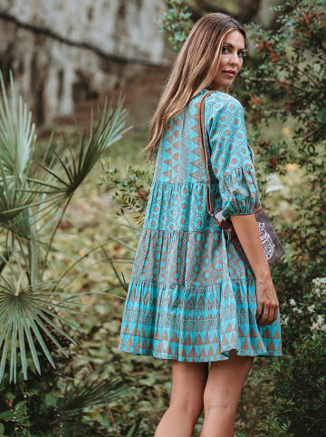 Isla Bonita by SIGRIS Jurk turquoise