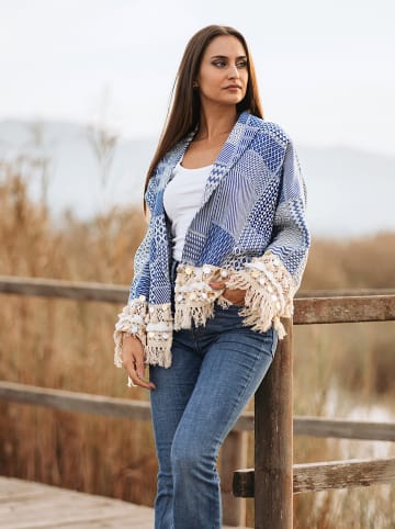 Isla Bonita by SIGRIS Cardigan in Blau
