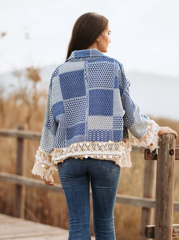 Isla Bonita by SIGRIS Cardigan in Blau