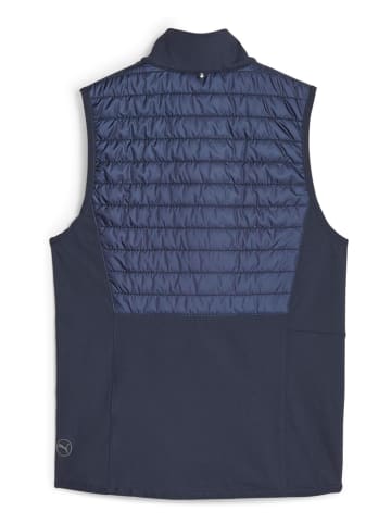 Puma Doorgestikte bodywarmer "Frost" donkerblauw