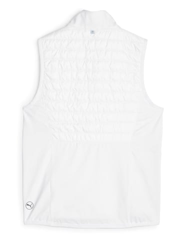 Puma Doorgestikte bodywarmer "Frost" wit