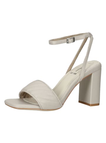 s.Oliver Leder-Sandaletten in Taupe