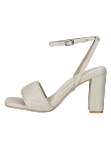 s.Oliver Leren haksandalen taupe
