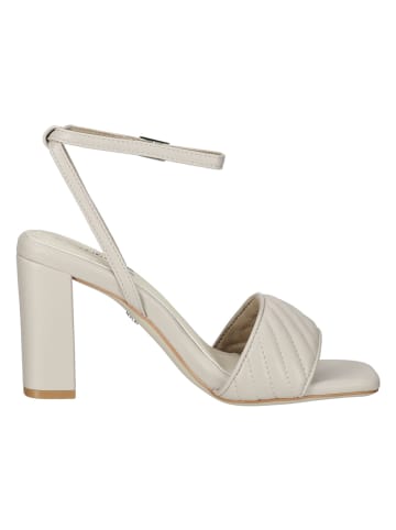s.Oliver Leren haksandalen taupe