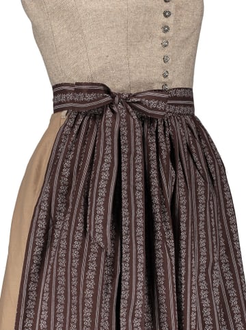 Almsach Dirndl in Beige/ Braun