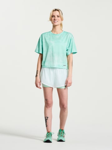 Saucony Trainingsshirt "Elevate" in Grün