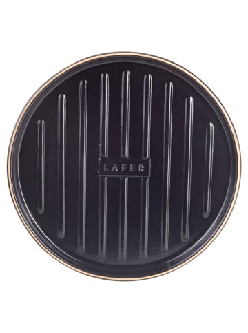 Römertopf Grillplatte in Schwarz - Ø 32,5 cm