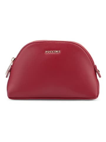 Puccini Kosmetiktasche in Rot - (B)20,5 x (H)13,5 x (T)6 cm