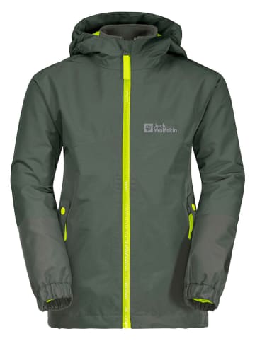 Jack Wolfskin 3in1-Funktionsjacke "Iceland" in Khaki