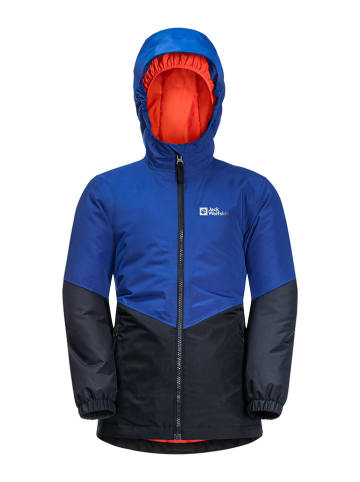 Jack Wolfskin Funktionsjacke "Trios" in Blau/ Dunkelblau