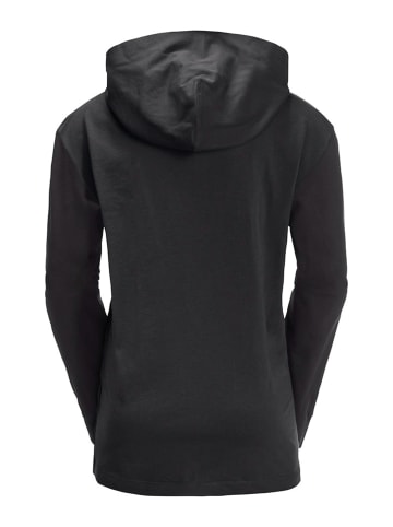 Jack Wolfskin Hoodie "Teen" in Schwarz
