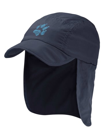Jack Wolfskin Sonnencap "Supplex Canyon" in Dunkelblau
