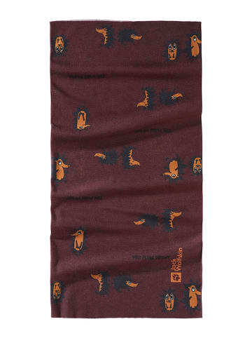 Jack Wolfskin Loop-Schal "Print" in Rot