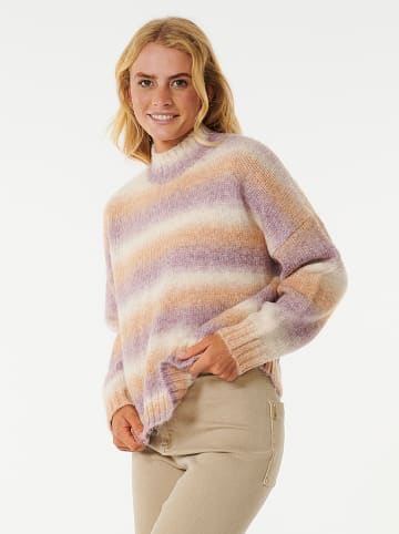 Rip Curl Pullover "La Isla" in Weiß/ Lila/ Orange