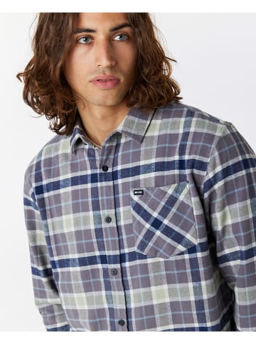 Rip Curl Blouse "Checked In" paars/donkerblauw/antraciet