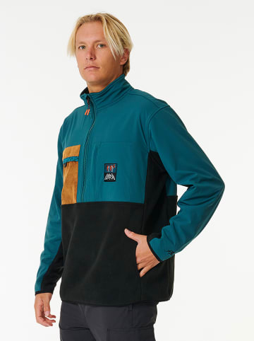 Rip Curl Hybridpullover "Anti-Series Journey" in Schwarz/ Blau