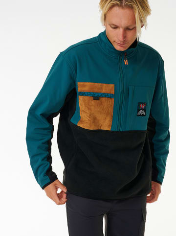 Rip Curl Hybridpullover "Anti-Series Journey" in Schwarz/ Blau