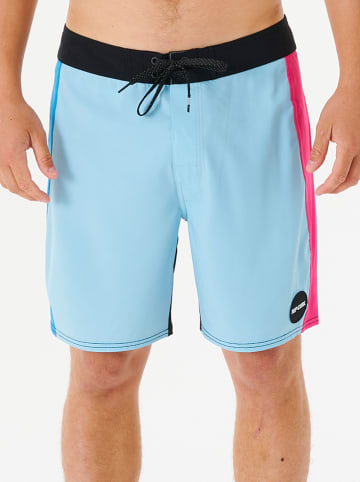 Rip Curl Badeshorts "Mirage Coast to Coast" in Hellblau/ Schwarz/ Pink