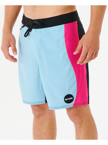 Rip Curl Szorty kąpielowe "Mirage Coast to Coast" w kolorze błękitno-czarno-różowym