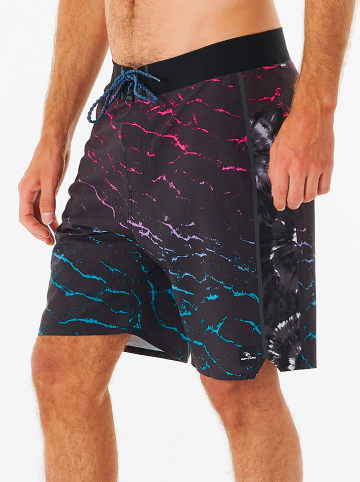 Rip Curl Szorty kąpielowe "Mirage Medina Ultimate" w kolorze czarnym ze wzorem