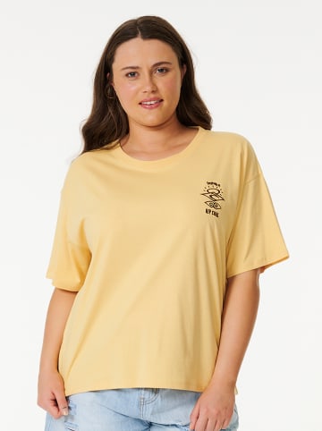 Rip Curl Koszulka "Icons Of Surf" w kolorze żółtym