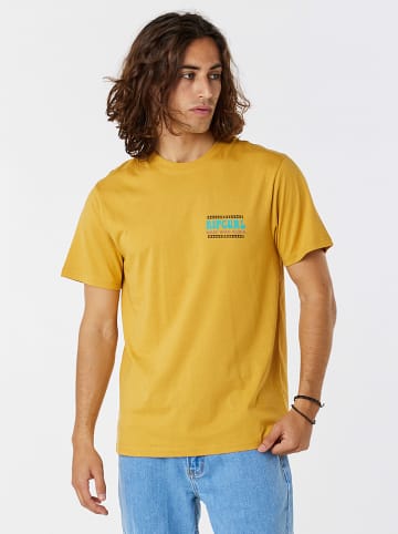 Rip Curl Koszulka "Down The Line" w kolorze żółtym
