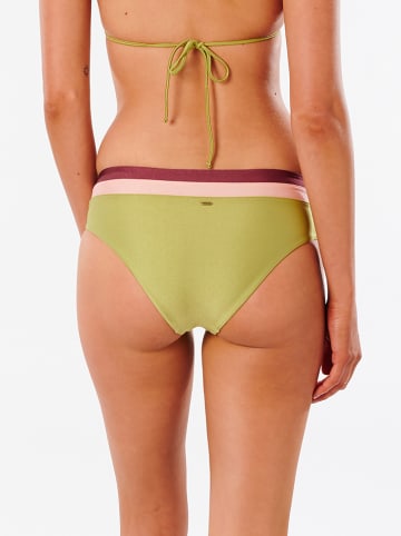 Rip Curl Figi bikini "Tallows" w kolorze jasnoróżowo-zielono-fioletowym
