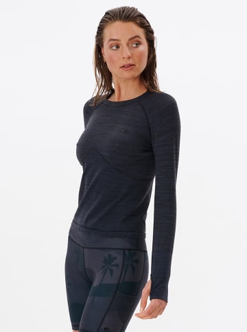Rip Curl Trainingslongsleeve "VaporCool" antraciet/donkerblauw