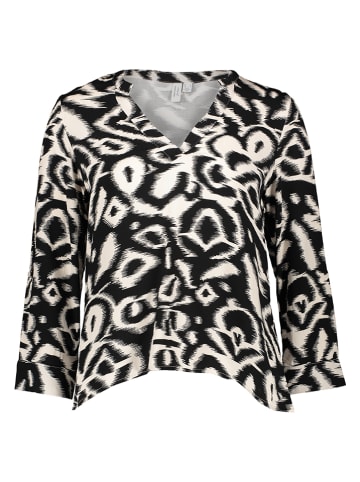 Vero Moda Bluse in Schwarz/ Creme