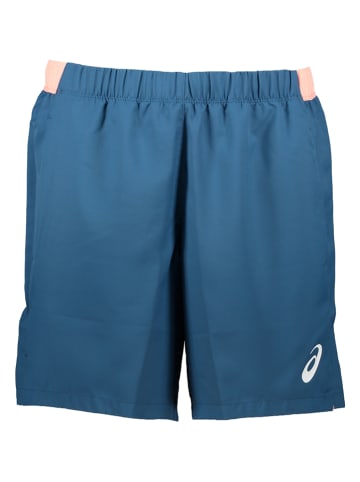 asics Trainingsshorts in Blau/ Dunkelblau/ Rosa