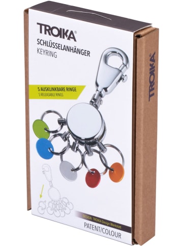 Troika Multisleutelhanger "Colour" zilverkleurig/meerkleurig