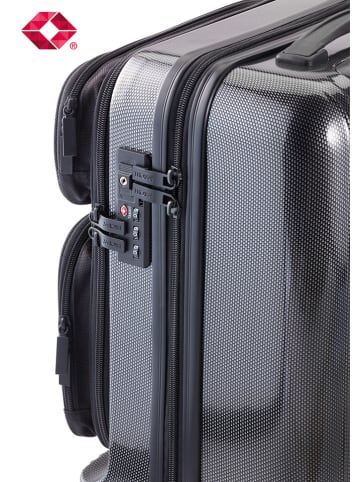 Troika Hardcase-trolley zwart - (B)37 x (H)53 x (D)24 cm