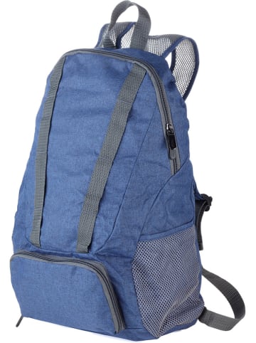 Troika Rugzak blauw - (B)11,4 x (H)19 x (D)5 cm