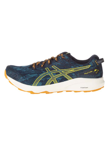 asics Laufschuhe "Fuji Lite 3" in Blau/ Gelb