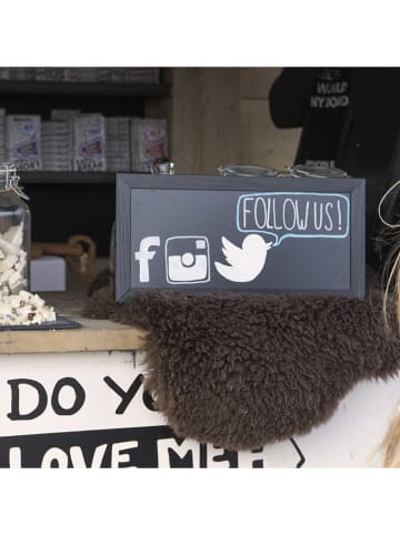 Securit 2tlg. Set: Wandtafel und Kreidestift - (B)40 x (H)20 x (T)1 cm