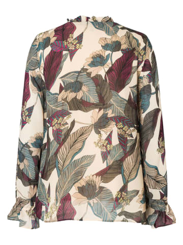 More & More Bluse in Beige/ Grün