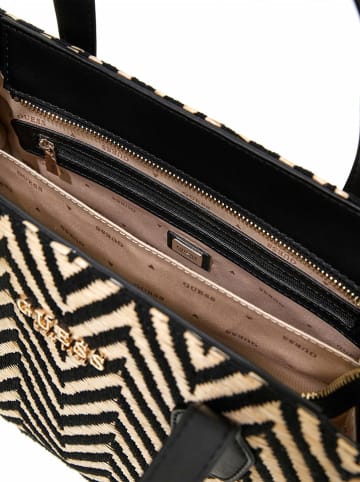 Guess Handtas beige/zwart - (B)31 x (H)22 x (D)12 cm