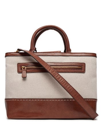 Guess Torebka w kolorze beżowo-brązowym - 31 x 21 x 11 cm